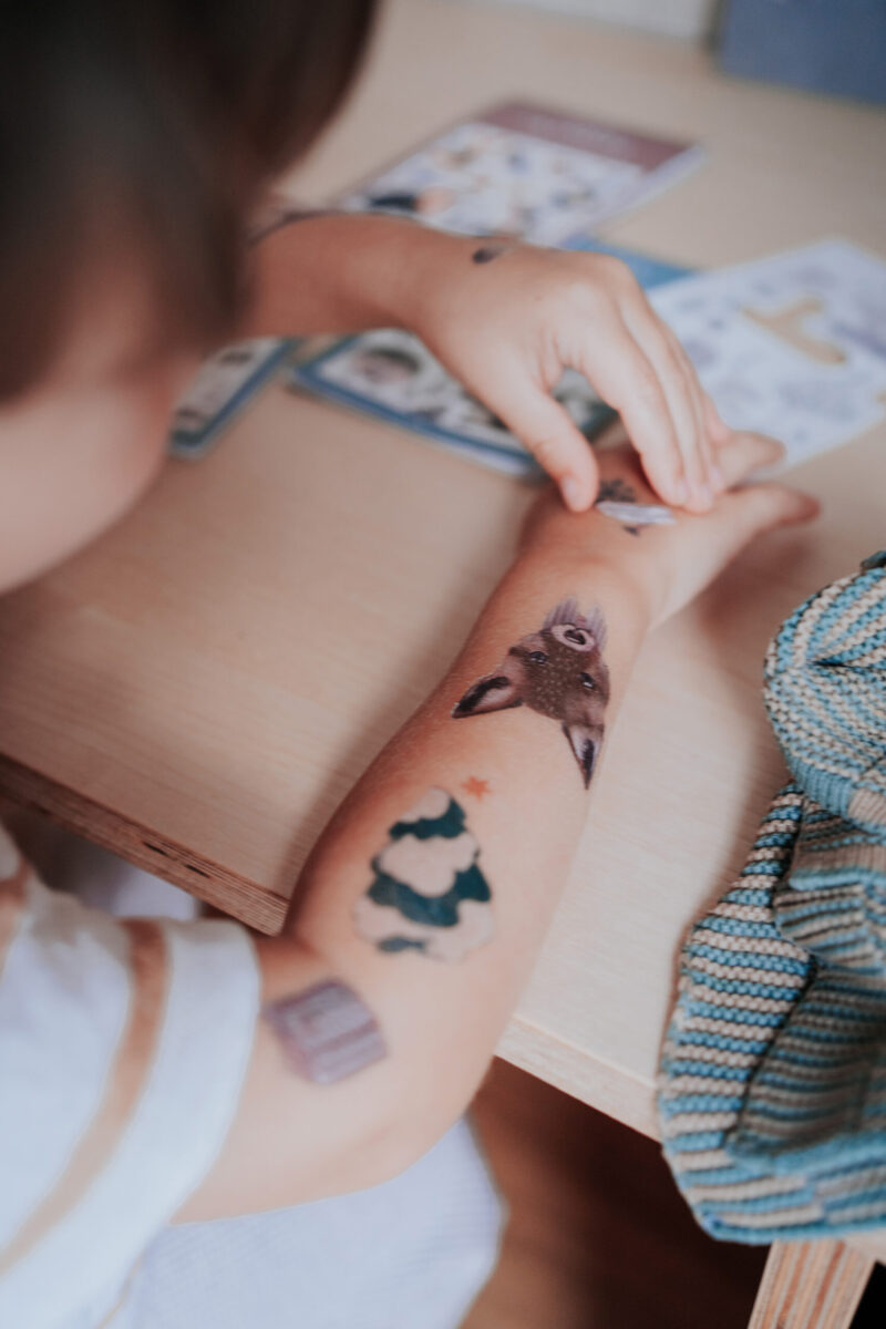 Bio-Tattoos “Fuchs und Eichhörnchen” – Bild 3