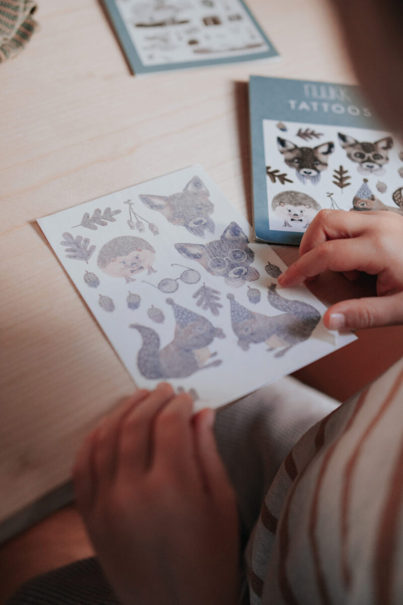 Bio-Tattoos “Fuchs und Eichhörnchen” – Bild 4