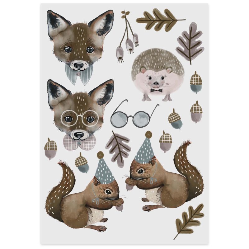 Bio-Tattoos “Fuchs und Eichhörnchen” – Bild 5