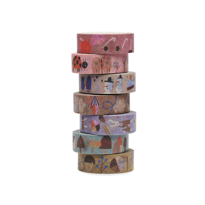Washi Tape "Schneemann" – Bild 2