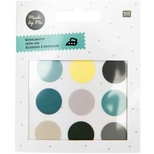 rico design - BUEGELMOTIVE KREISE GRUEN MIX