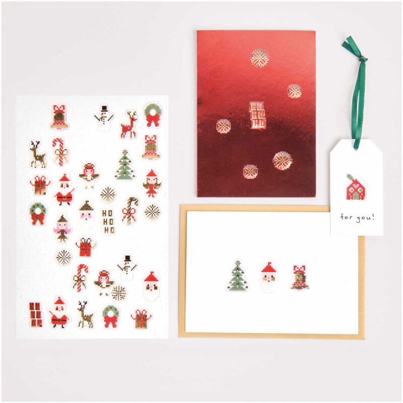 Gel-Sticker "Paper Poetry" – Put A Bow On It / Pixel – Bild 3