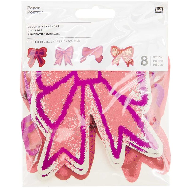 Geschenkanhänger Schleifen Airbrush – Bild 2