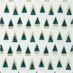 rico design - GRAFISCHE TANNEN IN MINT UND GOLD