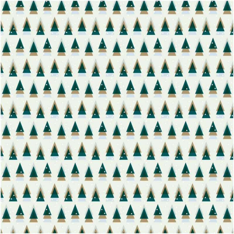 GRAFISCHE TANNEN IN MINT UND GOLD – Bild 3