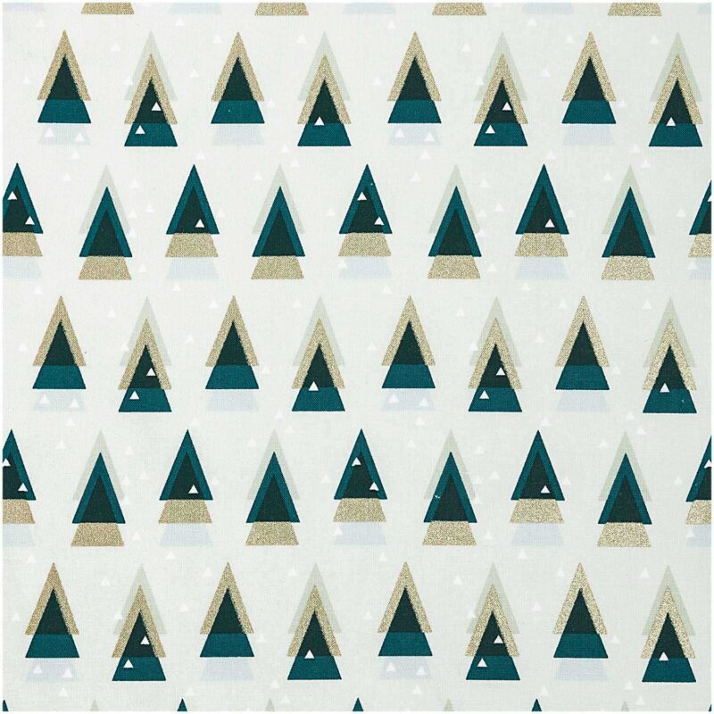 rico design - GRAFISCHE TANNEN IN MINT UND GOLD