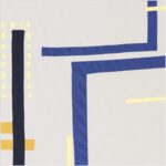 rico design - GRAU GRAFISCHES MUSTER NEON