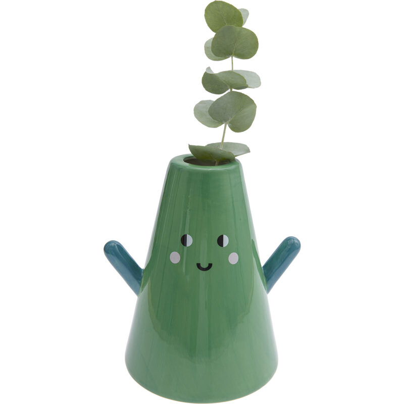 Vase aus Keramik "Tanne" – Grün – Bild 3