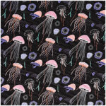 rico design - SCHWARZE QUALLEN NEON