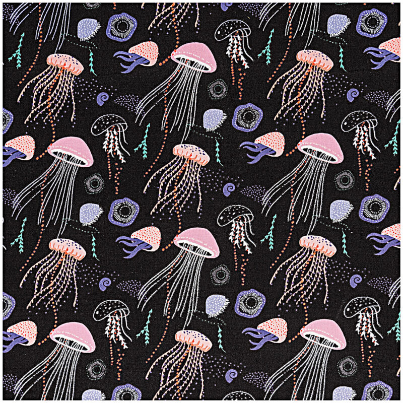 rico design - SCHWARZE QUALLEN NEON