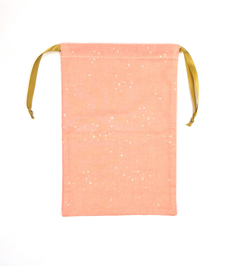 Geschenkbeutel "LottiBag" aus Stoff – Freckles Flamingo – Bild 3