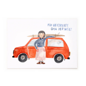 Gretas Schwester - Postkarte Für Oma