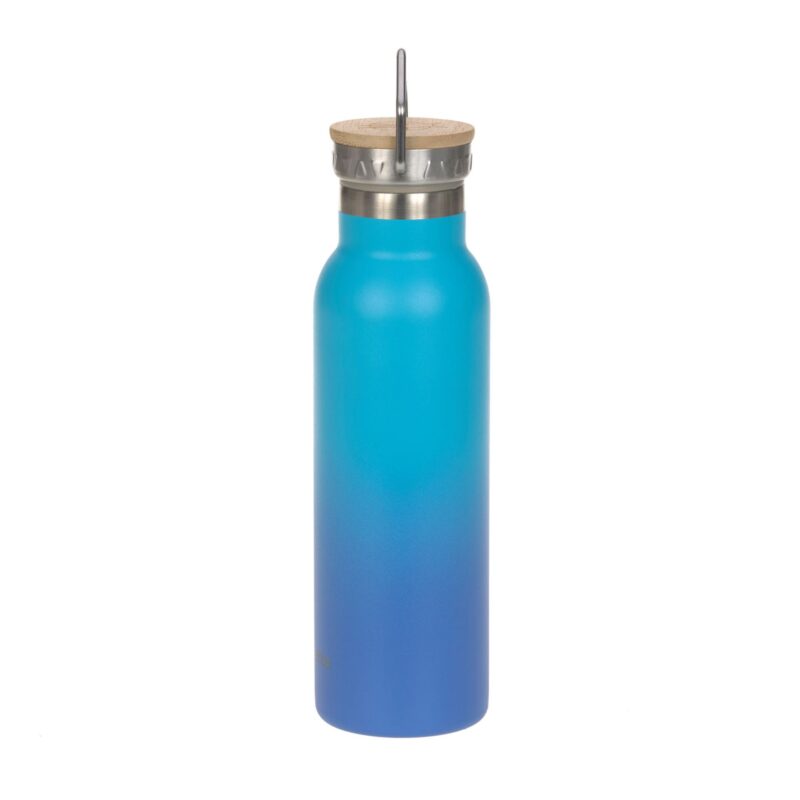 Thermo-Edelstahltrinkflasche "Unique" – Gradient Blau – Bild 5