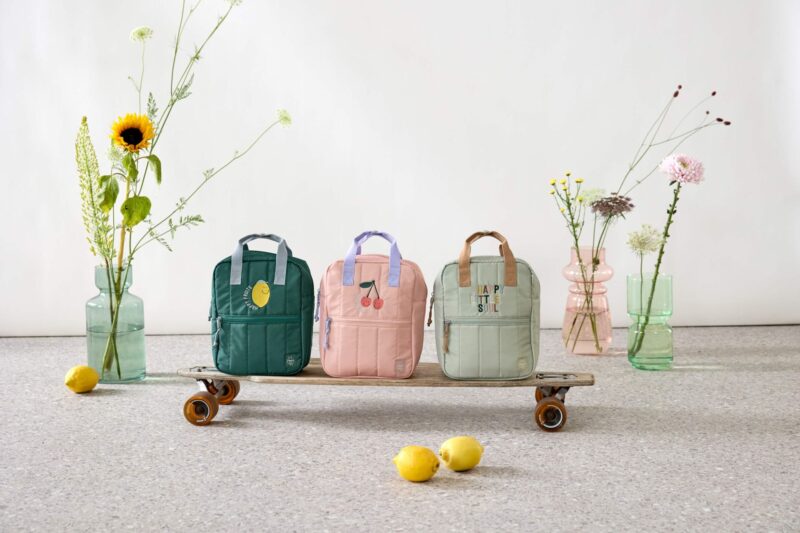 Kindergartenrucksack Square - Little Gang, Kirsche Rosa – Bild 3
