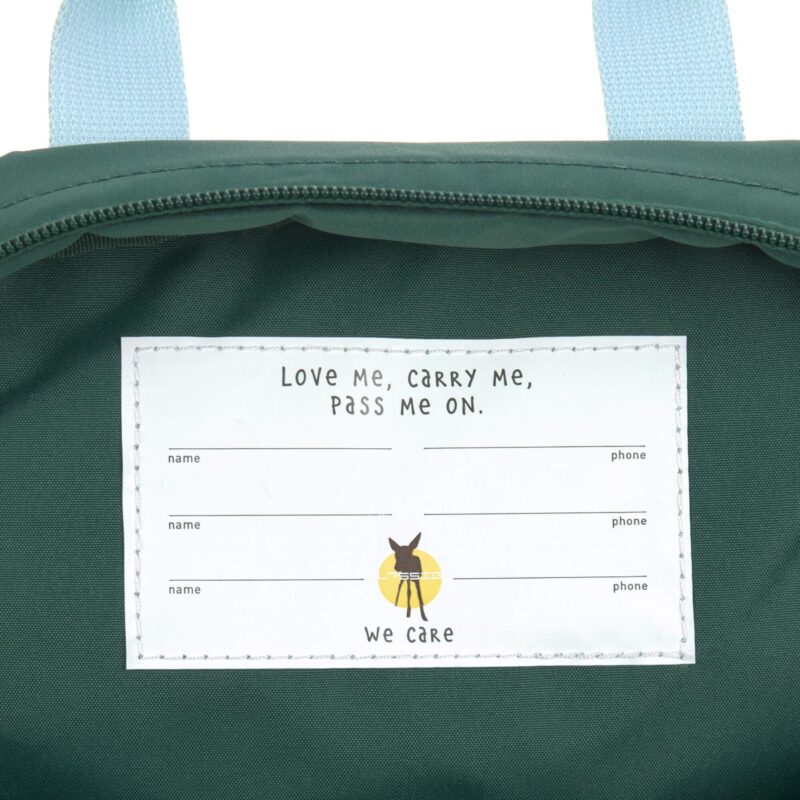 Kindergartenrucksack Square - Little Gang, Zitrone Dunkelgrün – Bild 5