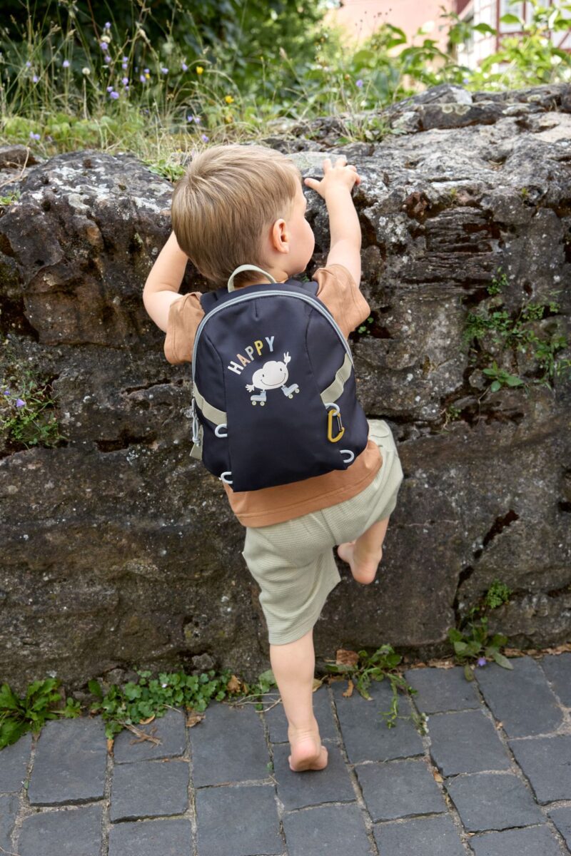 Tiny Backpack "Outdoor" – Cloud / Dark Blue – Bild 3