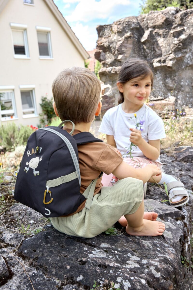 Tiny Backpack "Outdoor" – Cloud / Dark Blue – Bild 4