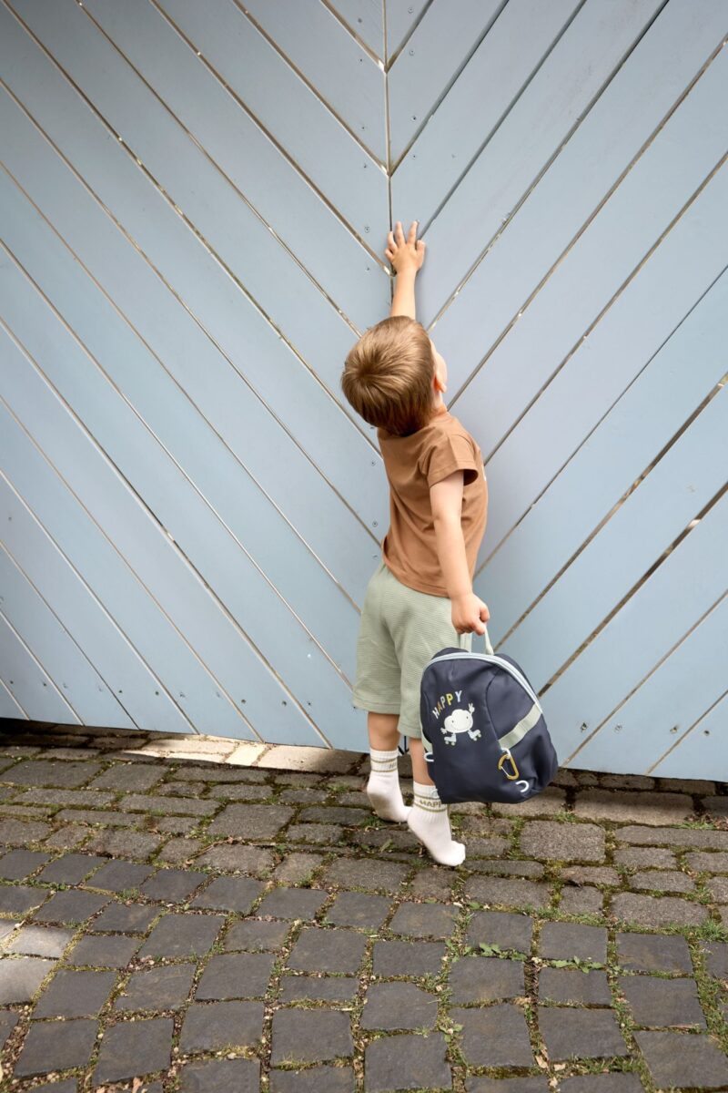 Tiny Backpack "Outdoor" – Cloud / Dark Blue – Bild 6