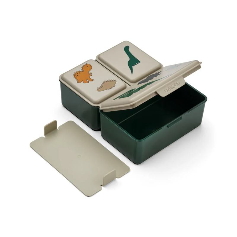 Lunchbox "Driss" – Dinosaurs / Mist – Bild 2