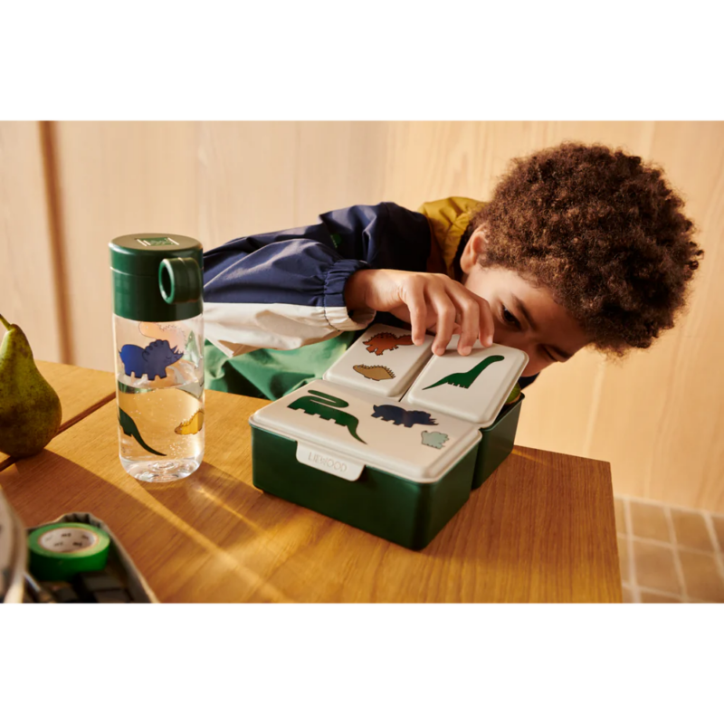 Lunchbox "Driss" – Dinosaurs / Mist – Bild 4