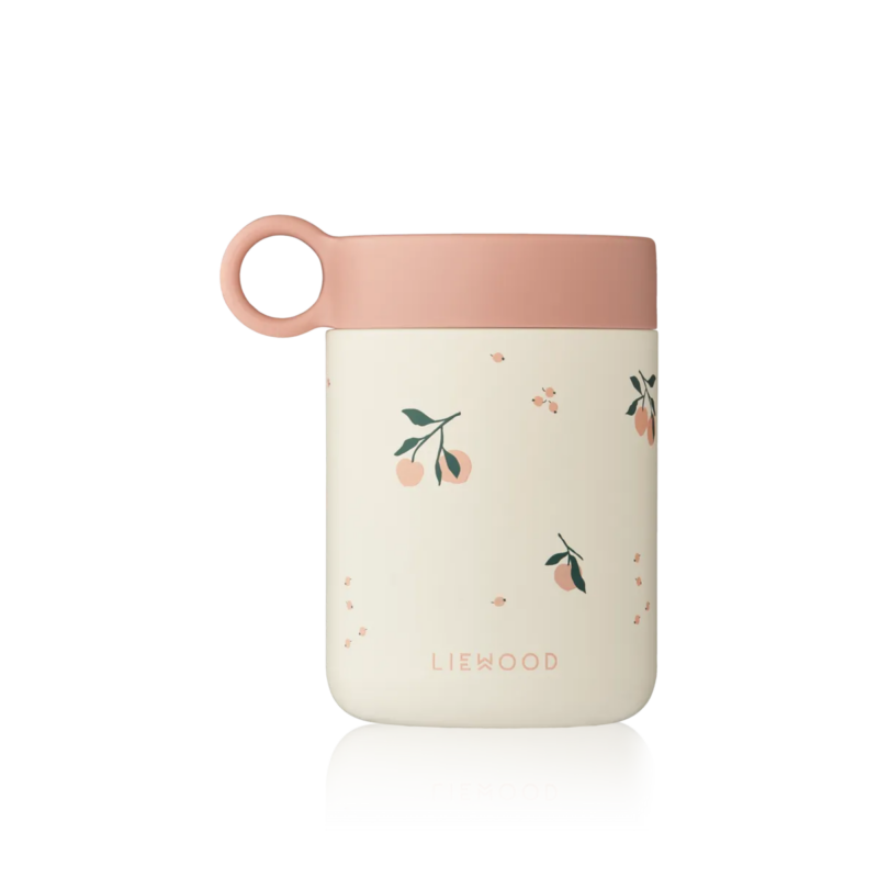 Liewood - Kiani Printed Food Jar (1232 Peach / Sea shell)