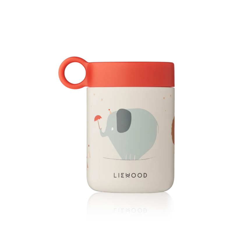 Liewood - Kiani Printed Food Jar (2334 Circus / Sandy)
