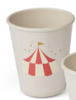 Liewood - Lana Becher 6er-Pack Circus / Sandy (Zelt-Elefant)