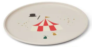 Liewood - Remco Teller 6er-Pack Circus / Sandy (Zirkuszelt)