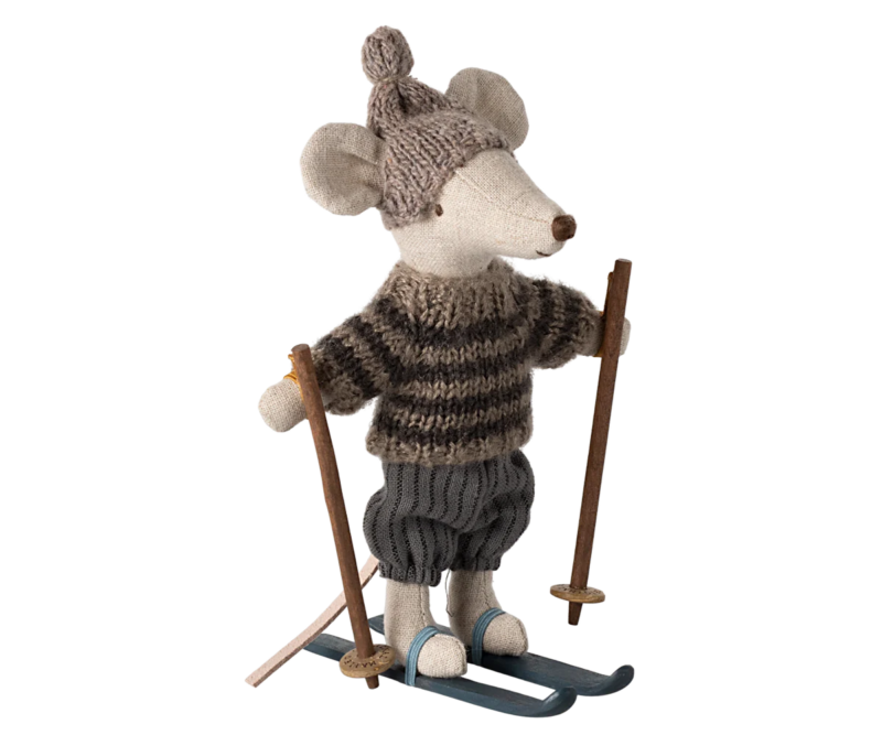 Maileg - Wintermaus mit Skiset