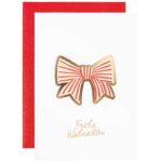 rico design - 3D-Grußkarte Schleife Weiß