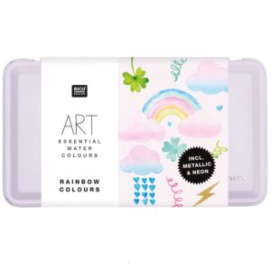 rico design - ART Essential Aquarell - Regenbogenfarben 12 Farben