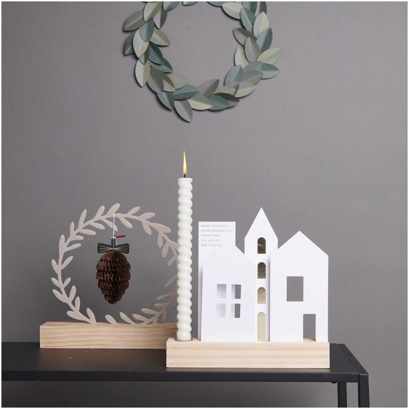 Grußkarte "Pop Up " – I love Christmas / Zapfen – Bild 5