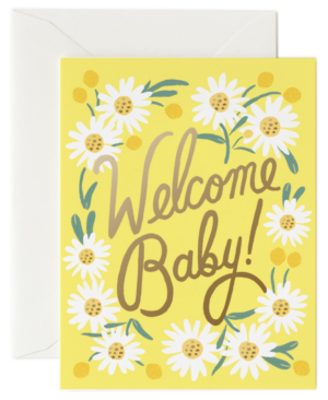 Rifle Paper - Daisy Baby Card