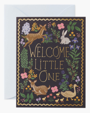 Rifle Paper - Woodland Welcome Card