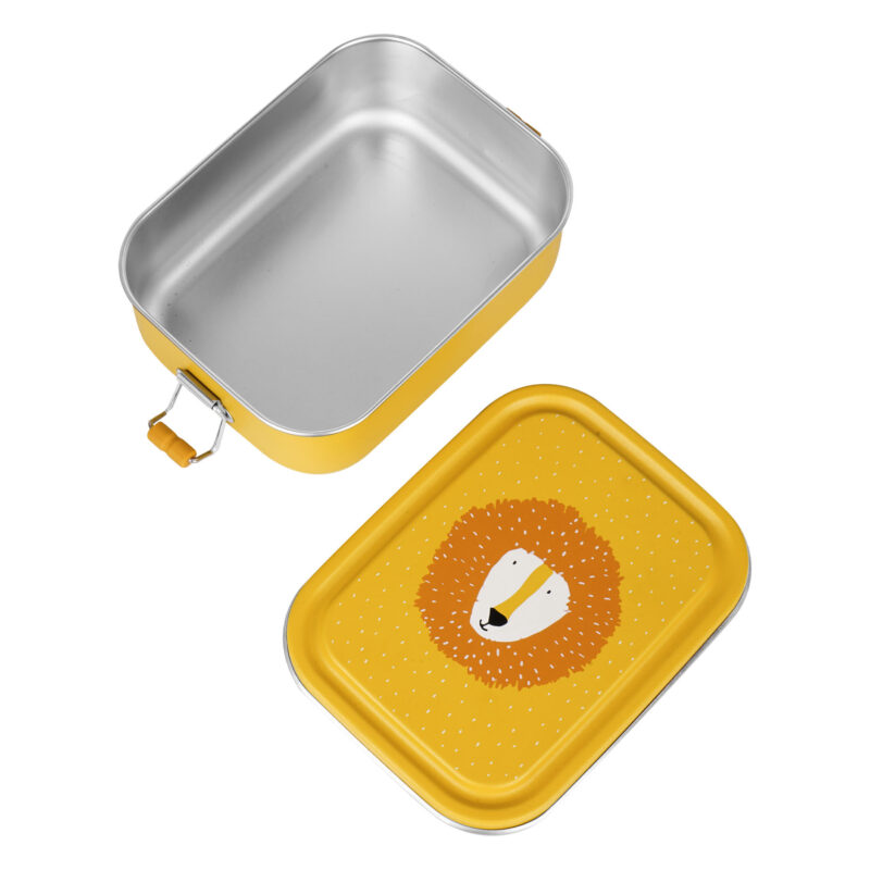 Kleine Brotdose "Lunchbox aus Edelstahl"– Mr. Lion – Bild 2
