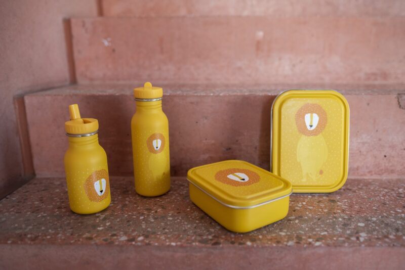 Kleine Brotdose "Lunchbox aus Edelstahl"– Mr. Lion – Bild 3