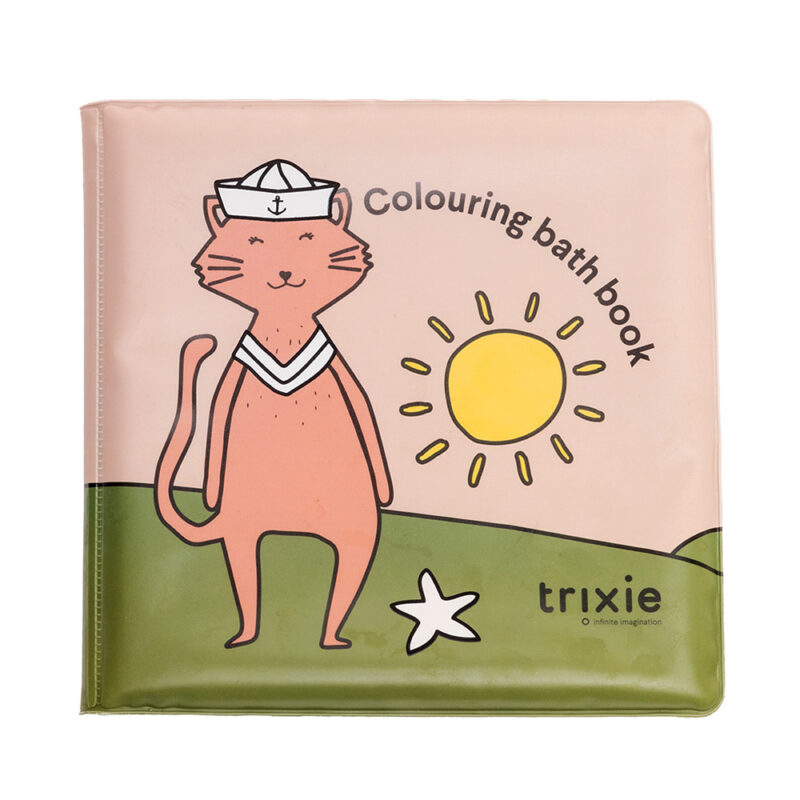 Trixie Baby - Colouring bath book - Mrs. Cat and friends