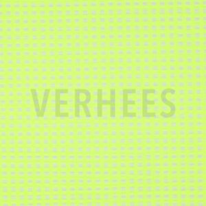 verhees textiles - Cotton Yarn Dyed Neon Checks - Yellow