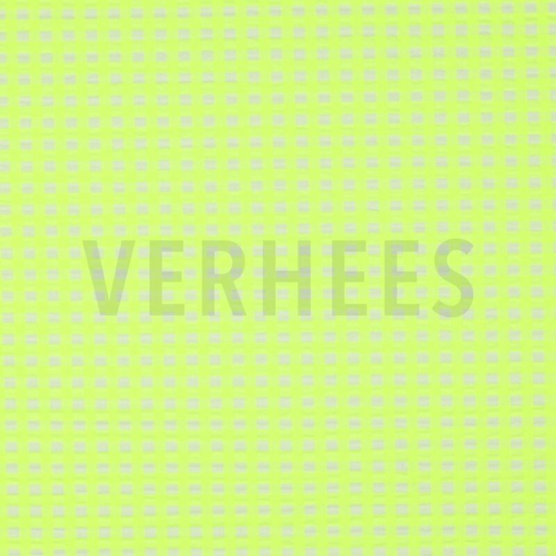 verhees textiles - Cotton Yarn Dyed Neon Checks - Yellow