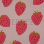 verhees textiles - Double Gauze - Strawberries