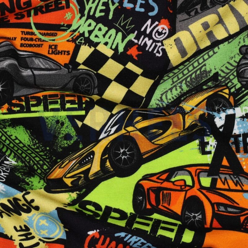 Digital Fast Cars - Multicolor – Bild 3