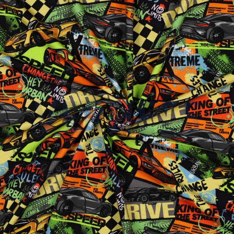 Digital Fast Cars - Multicolor – Bild 4