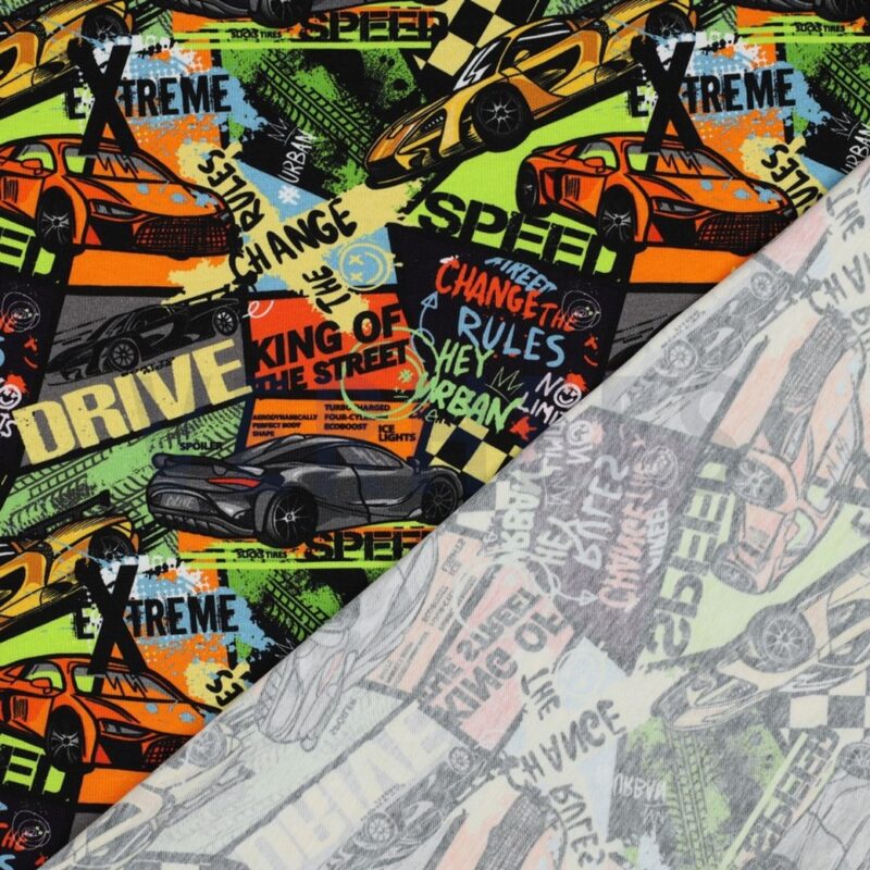 Digital Fast Cars - Multicolor – Bild 5