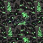 verhees textiles - Jersey - Neon Space - Grey
