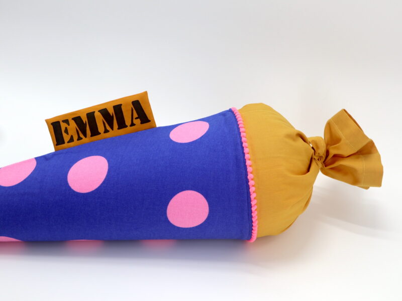 Schultüte "Polka Dots Cobalt"- mit Namen – Bild 4