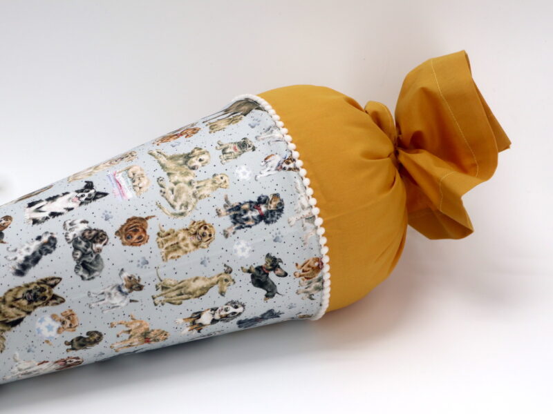 Schultüte "Hunde"- mit Namen – Bild 2