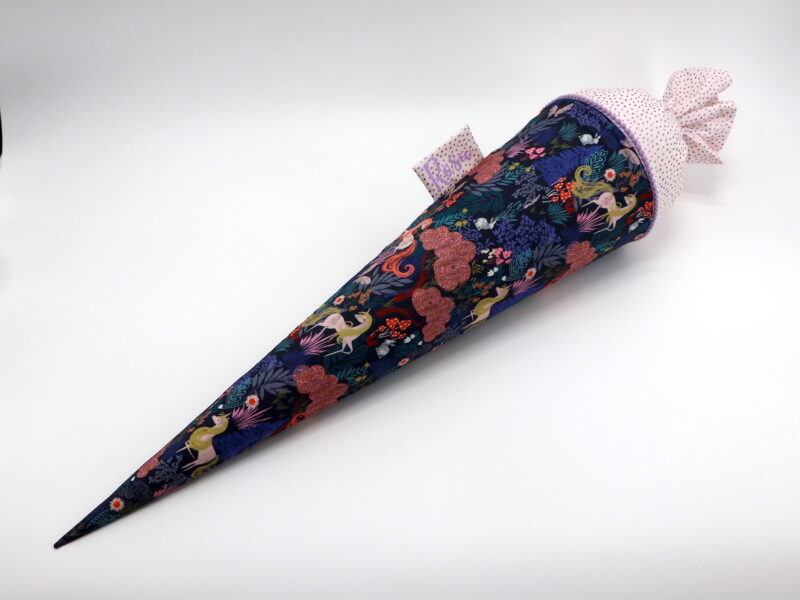 Schultüte "Unicorns navy"- mit Namen – Bild 2
