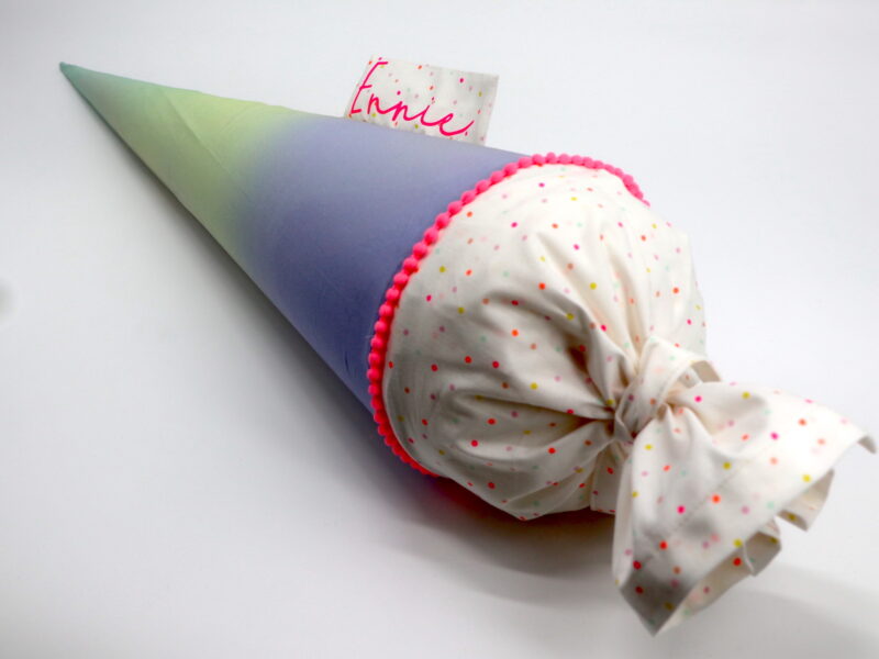 Schultüte "Neon Konfetti"- mit Namen – Bild 4