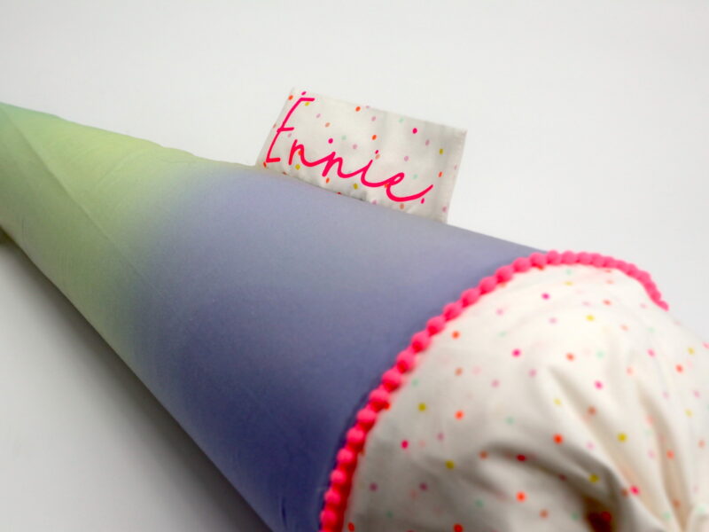 Schultüte "Neon Konfetti"- mit Namen – Bild 3