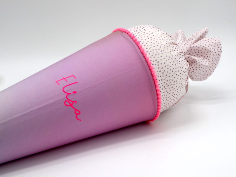 Schultüte "Rosa Farbverlauf"- mit Namen – Bild 5